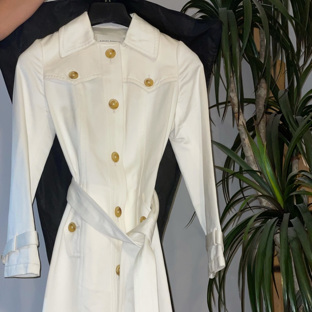 Button down coat banana republic